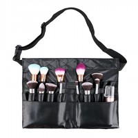 Portable Professional 28 Pockets Makeup Brush Bag with Artist Belt Strap