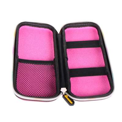 Professional makeup brush makeup artist leather brush storage bag travel makeup bag with mesh bag is suitable for cosmetic tools