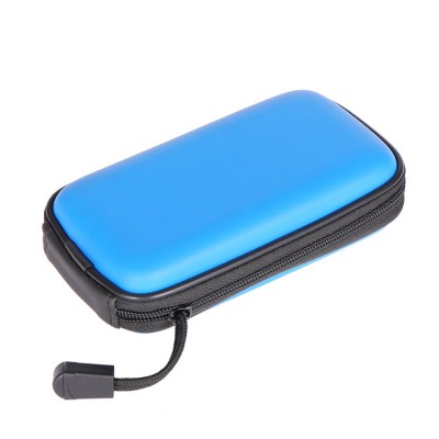 Portable Pu Leather Open Fit Hard Disk Protective Case Hard Disk Drive Eva Pouch HDD Box Enclosure SSD Eva Storage Case